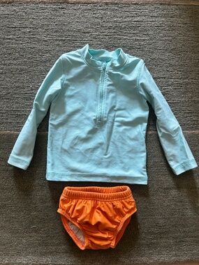 Primary rash guard and swim diaper 12-18 months